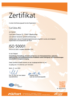 Voorbeeldafbeelding van ISO 9001:2015 Zertifizierung Qualitätsmanagement-Norm