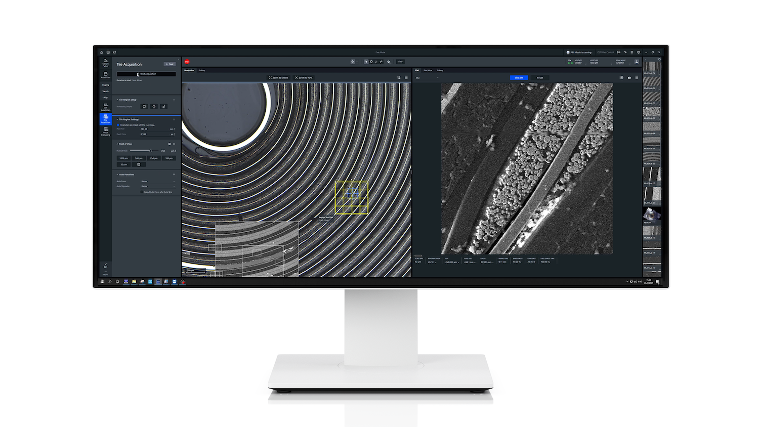 Fonctionnement et navigation du SEM facilités par ZEISS