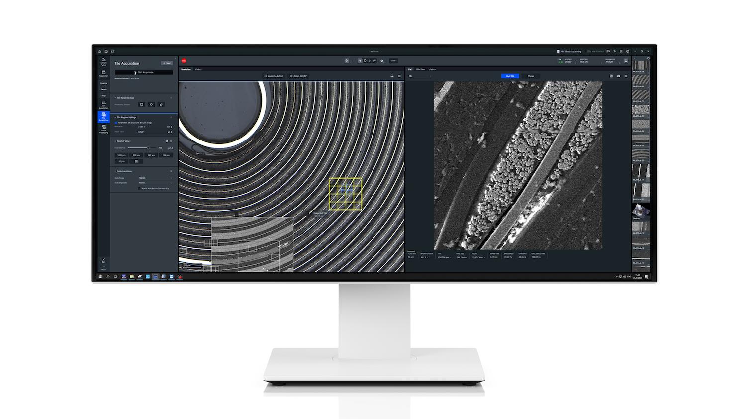 Fonctionnement et navigation du SEM facilités par ZEISS