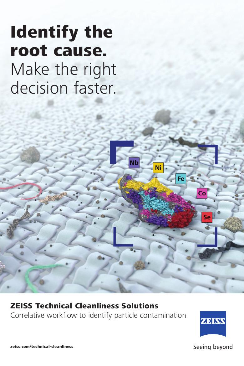 ZEISS Oplossingen voor technische reinheid
