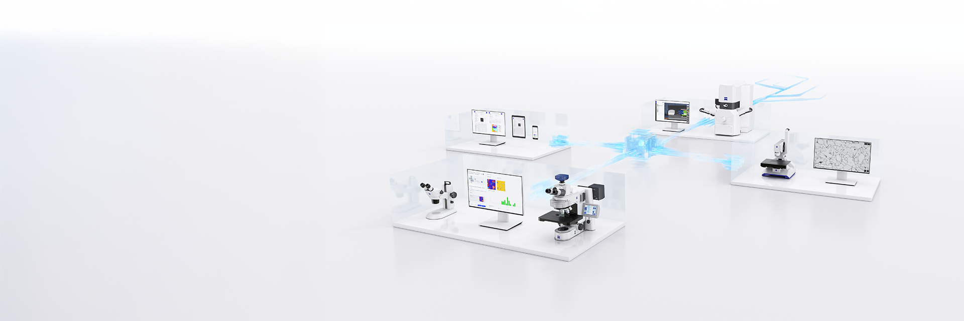 Microscopie connectée