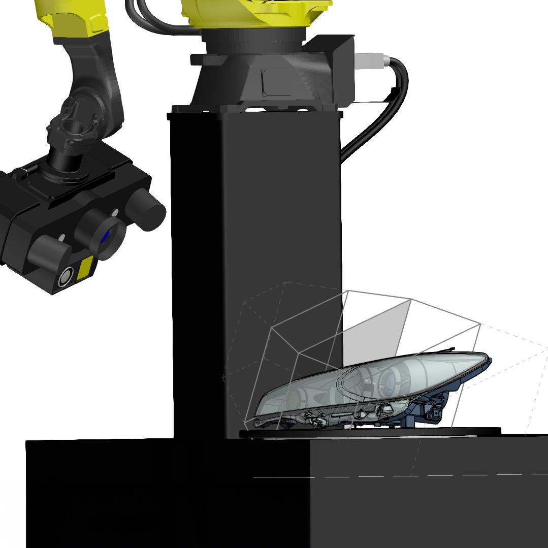 Virtuele meetruimte in de 3D-meetsoftware