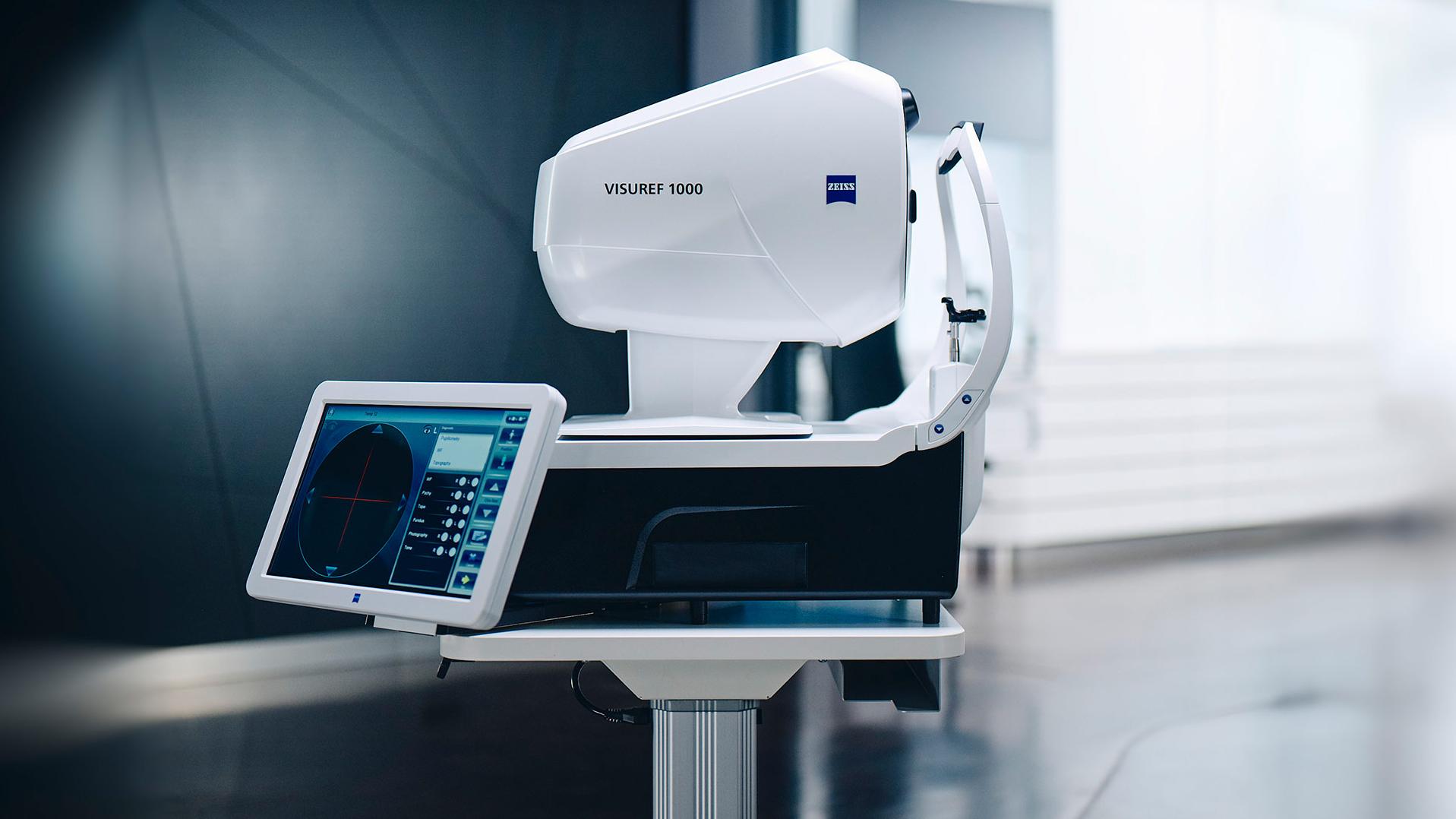 Une image de ZEISS VISUREF 600 vu du côté.