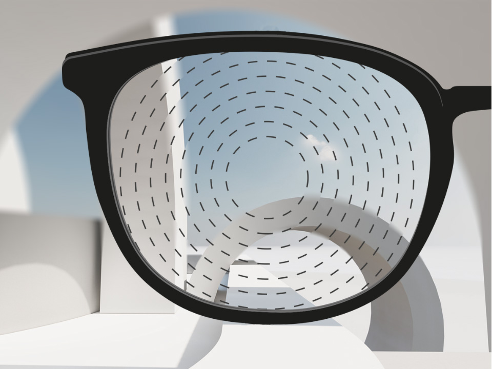 Een gezichtspunt met brillenglazen voor bijziendheidsmanagement van ZEISS.