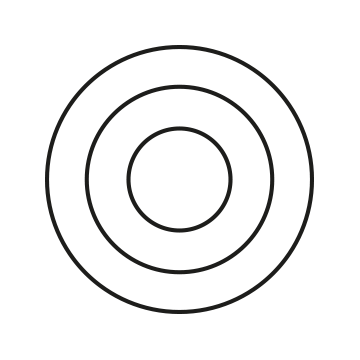Icône montrant trois cercles.