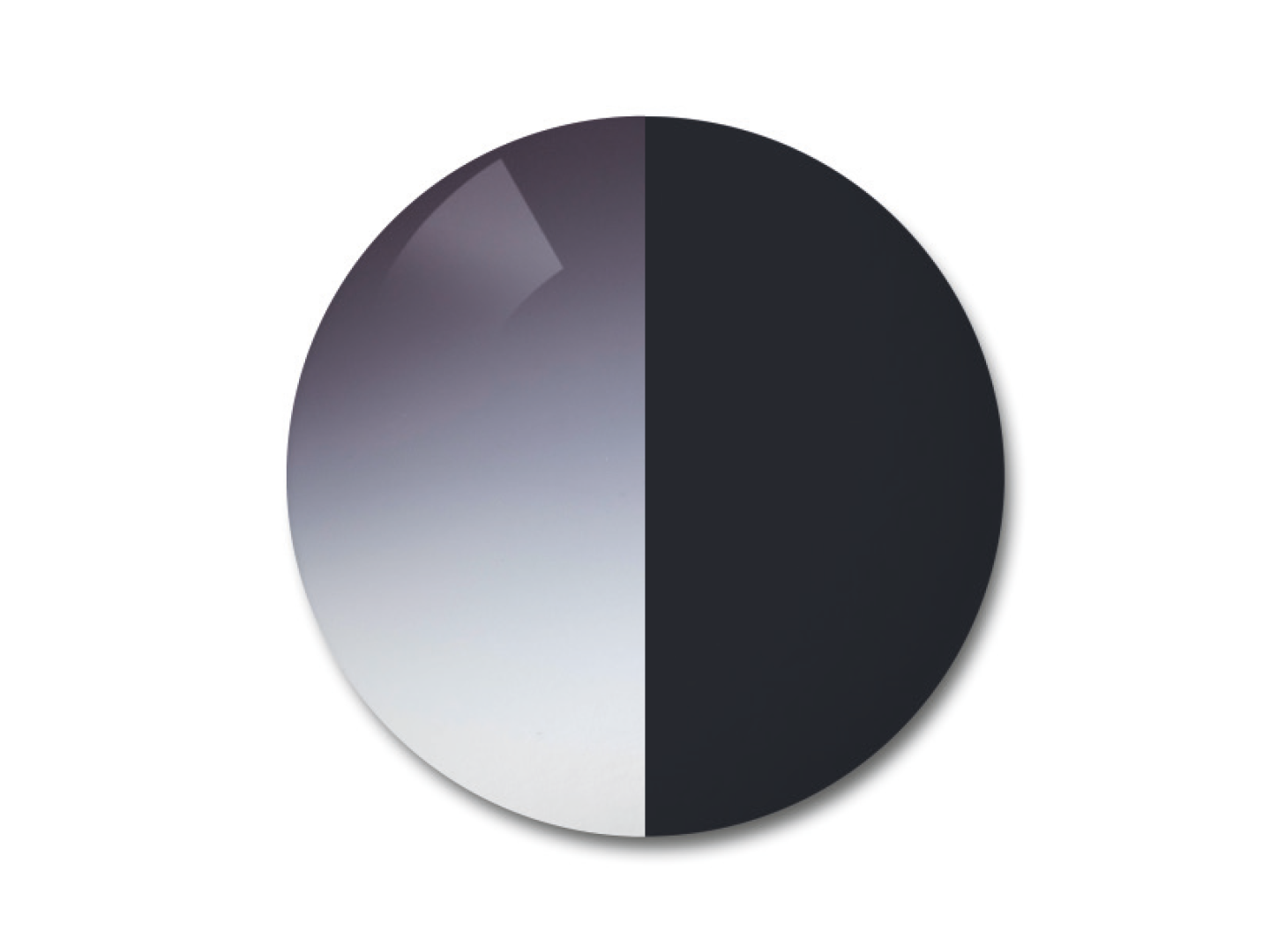 Afbeelding van een ZEISS AdaptiveSun meekleurend glas in de kleuroptie dégradé grey 